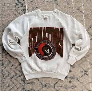 Vintage Senators Crewneck - NHL 1991 - S/M